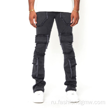Модные джинсы для мужских брюк и брюки